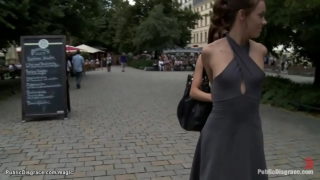 Bound Hands Babe Fucked Outdoor