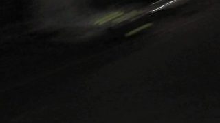 Branlette De Nuit En Pleine Rue