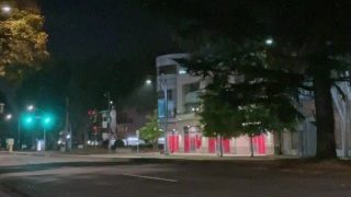 Crossdresser Flashing On The Street