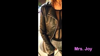 Dressed Like A Street Whore I Am Masturbating In Public