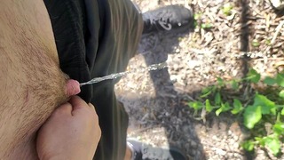 Ftm Peeing In Nature Thick Little Dick