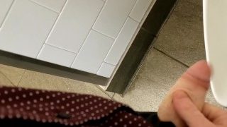 Ingefær viser seg på offentlig toalett