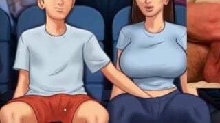 Girl Gets Masturbed In Cinema – Summertime Saga Game Porn