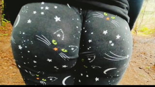 Has A Wedgie In Her Giant Ass On Public Nature Trail