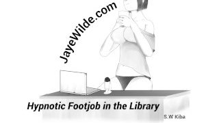 Hypnotic Footjob In The Library