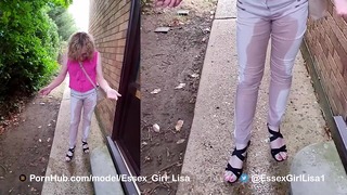 Mature Milf Pissing In My Trousers On The Doorstep