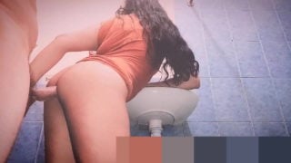 Milf BBW Mercilessly Fucked By Her Part 2 Bathroom Sex