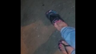 My Girl Public Dirty Foot Worship 2