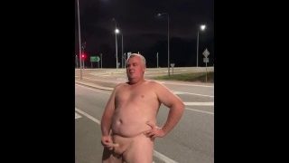 Naked Wanking In The Street Cum Everywhere