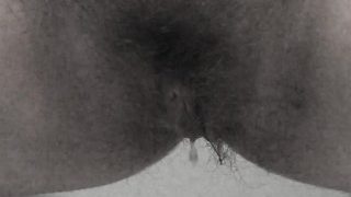 Pissing In The Toilet Mature BBW Milf With Hairy Pussy.