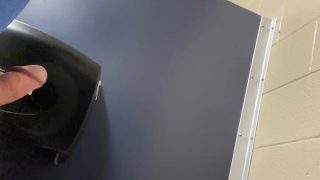 Public Restroom Huge Slow-Mo Cumshot