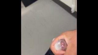Quick Jack Off Session At Work Pt 2 Public Restroom