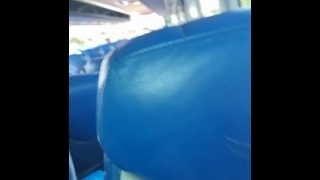 Red Head Sucks Big Dick On Public Bus