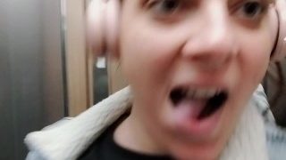 Rhona Elevator Tease