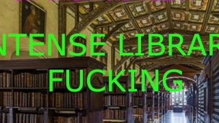 Riskanter Sex in der Öffentlichkeit in einer Bibliothek Asmr Audiointensives schmutziges öffentliches Ficken