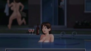 Summertime Saga 81 – Spying On My Boss And Housewife In The Pool