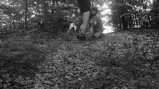 Train My Slut To Be Good On Dog Leash Totally Naked In The Woods