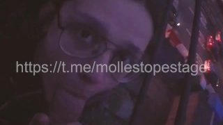 Very Public Outdoor Blowjob On The Streets! Got Caught