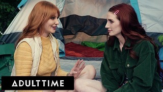 Adult Time – Lesbian Camping Trip Tribbing With Lacy Lennon And Aria Carson