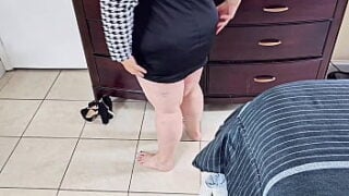 A Perverted Guy Watched Me As I Put My Panty On In Public, Then Fingered My Fat Pussy From Under My Car – BBW Ssbbw Creampie