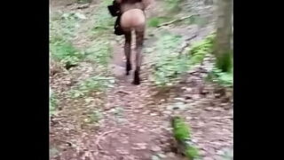 Bad Wife Naked In Forest