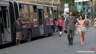 Barefoot And Tits Public Humiliation