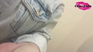 Classy Filth Pissing In Public Toilets