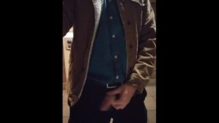Cock Out In Public Restroom