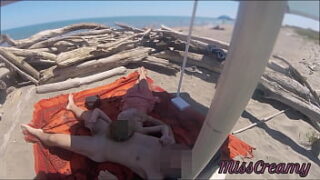 Exhibitionist Teacher Outdoor Amateur Milf Handjob Big Cock On Nudity Beach Public In Front Of Voyeur With Cum P2 –