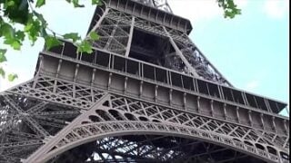 Extreme Sex By The Eiffel Tower In Paris France With A Pretty Girl And 2 Guys