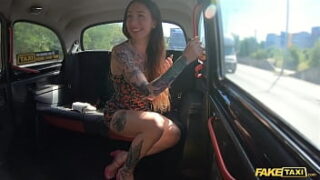 Fake Taxi Tattooed Babe Seduces The Taxi Driver By Showing Off Her Tattooed Body