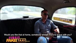 Female Fake Taxi Horny Slim Blonde Driver In Sweaty Taxi Backseat Fuck