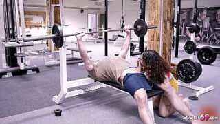 Fuck At German Gym – Big Boobs Mara Martinez Suprised Stranger And Let Him Cum Inside Her