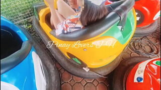 Fun Risky Public Sex In Amusement Park Real