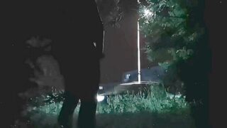 It Is Very Risky To Show Yourself Completely Naked, At Night, In A Busy Street With Cars.