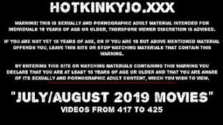 July/August 2019 News At Hotkinkyjo Site: Extreme Anal Fisting, Prolapse, Public Nudity, Belly Bulge