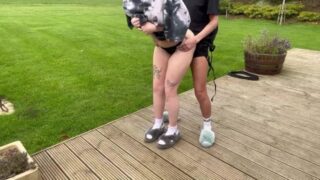 Lesbians Almost Get Caught Fucking In Public More On Onlyfans Girlsonfilm333