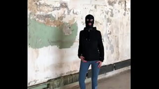 Magda Squirts In Public Construction