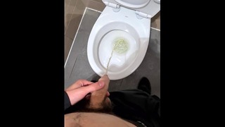 Man Pissing In Public Toilets POV 4K