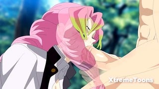 Mitsuri Takes Iguro To The Forest To Give Him A Rich Blowjob – Demon Slayer