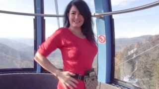 Public Extreme! Ass Fucked In The Cable Car! Alexandra Wett