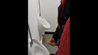 Quick Cum In Public Toilet