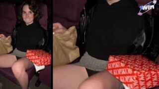 Quickie With A Hottie In The Cinema – Public Sex At Its Finest!