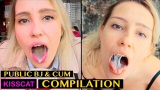 Risky Blowjob With Cum In Mouth & Swallow – Public Agent Pickup Student To Outdoor Sucking Kiss Cat