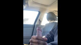 Risky Milking In Car Load Moans