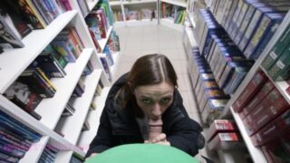 Risky Public Sex In A Bookstore