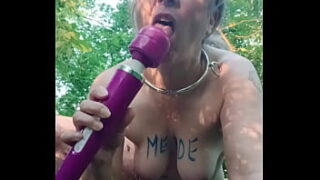 Slave F Self Sitting In Forest