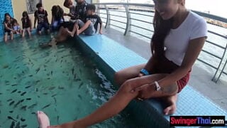 Thai Amateur Girlfriend Teen Aquaman Public Blowjob In The Change Room