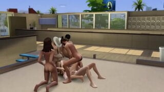 The Trip To The Gym Ended In A Gangbang