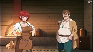 Tomboy Love In Hot Forge Hentai Game Ep.5 Risky Doggystyle Outdoor Fuck In Front Of Strangers !